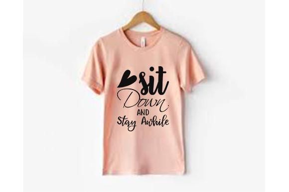 Pillow Svg Design, Sit Down and Stay