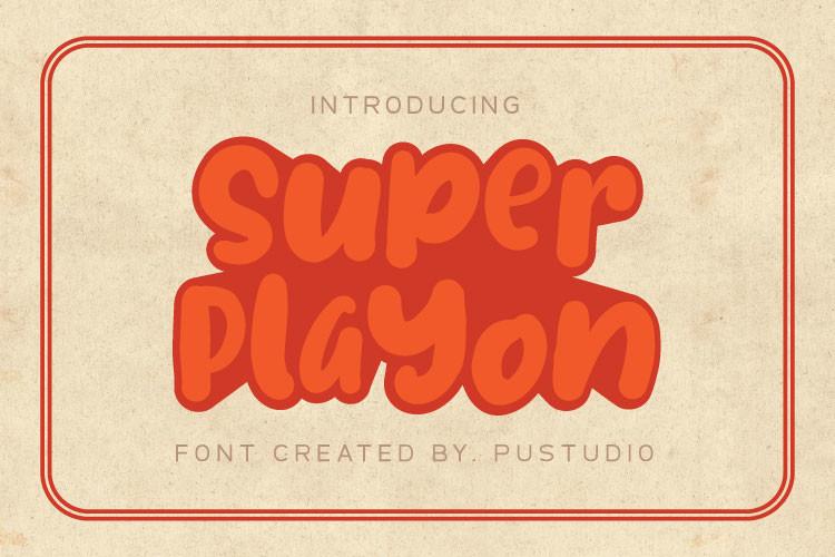 Super Playon Font
