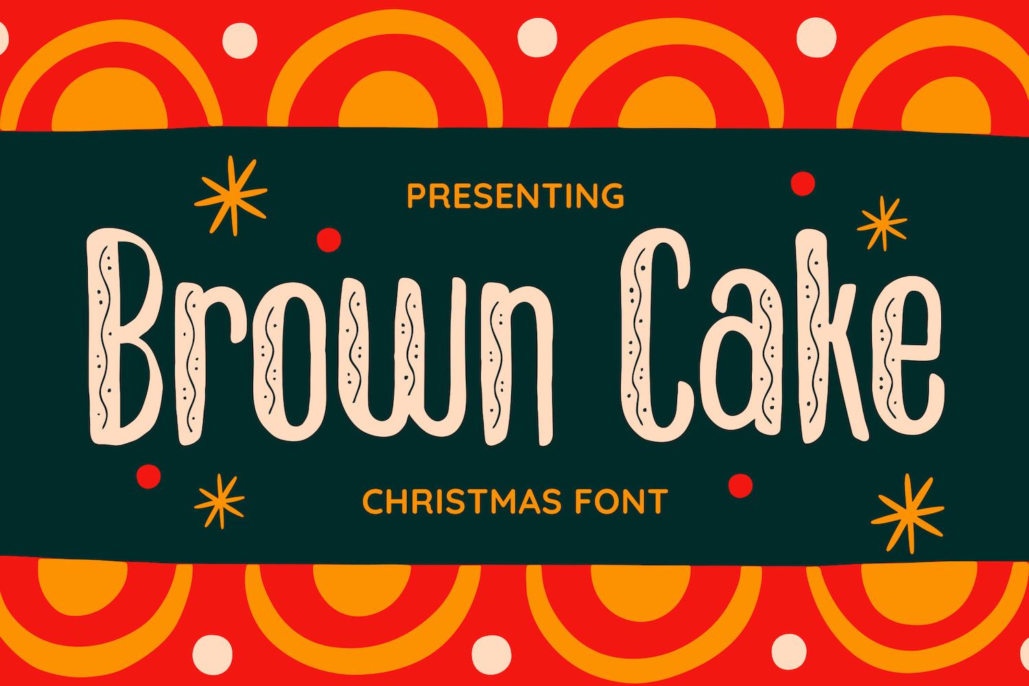 Brown Cake Font