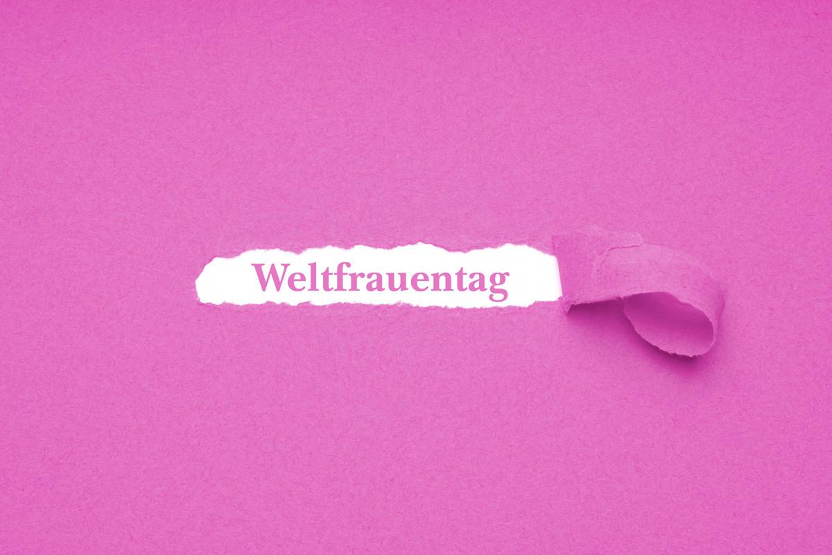 Weltfrauentag is German for World Women's Day