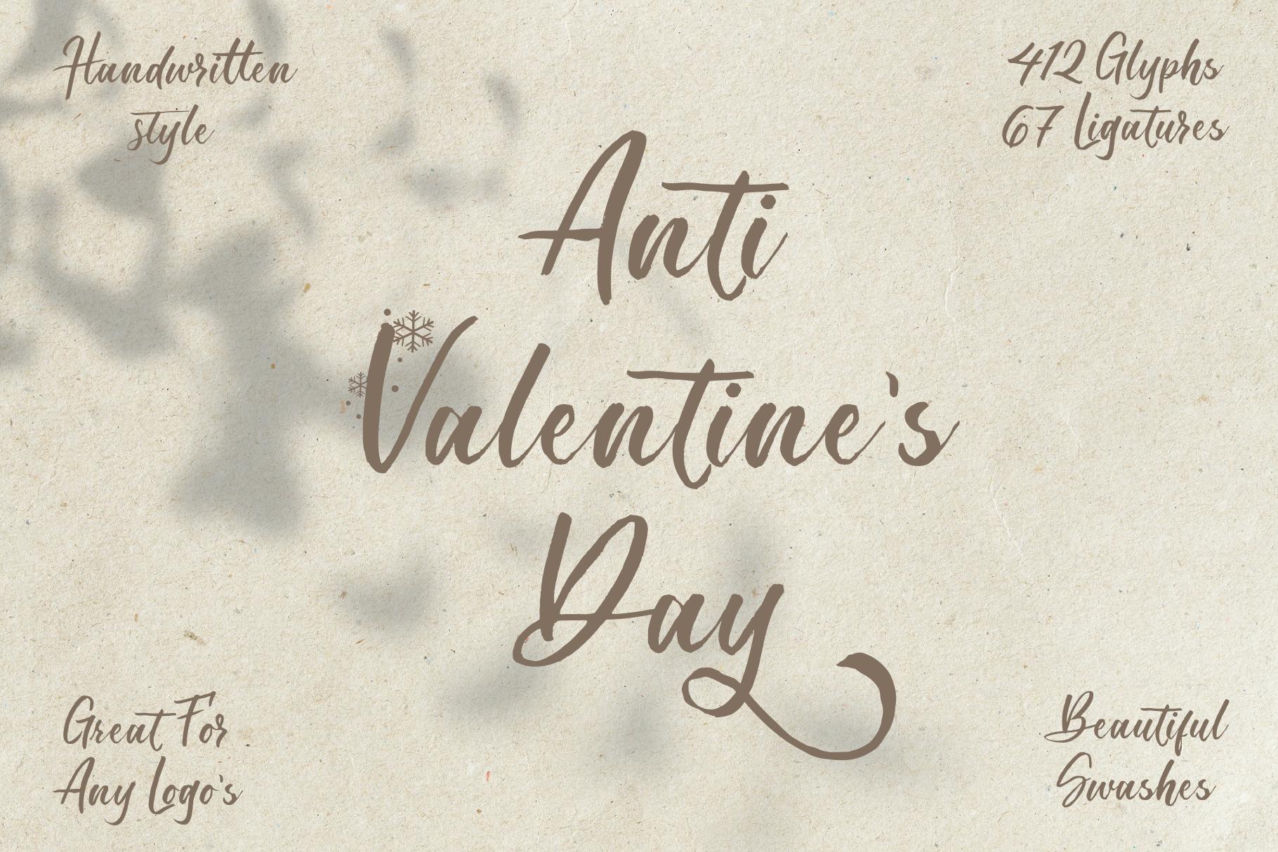Anti Valentine's Day Font