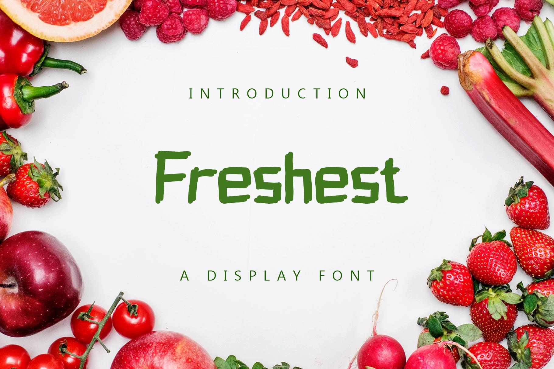 Freshest Font