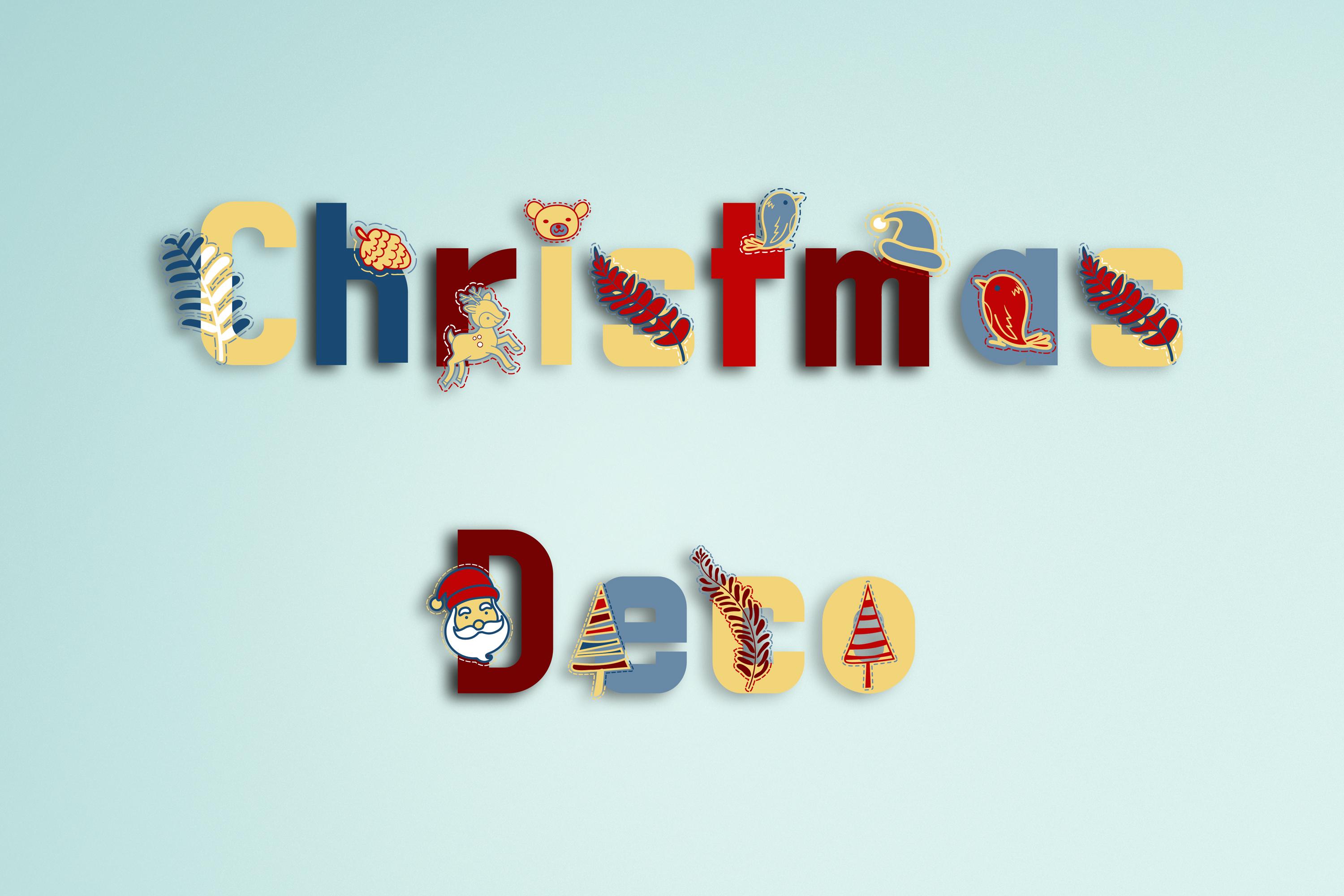 Christmas Deco Font