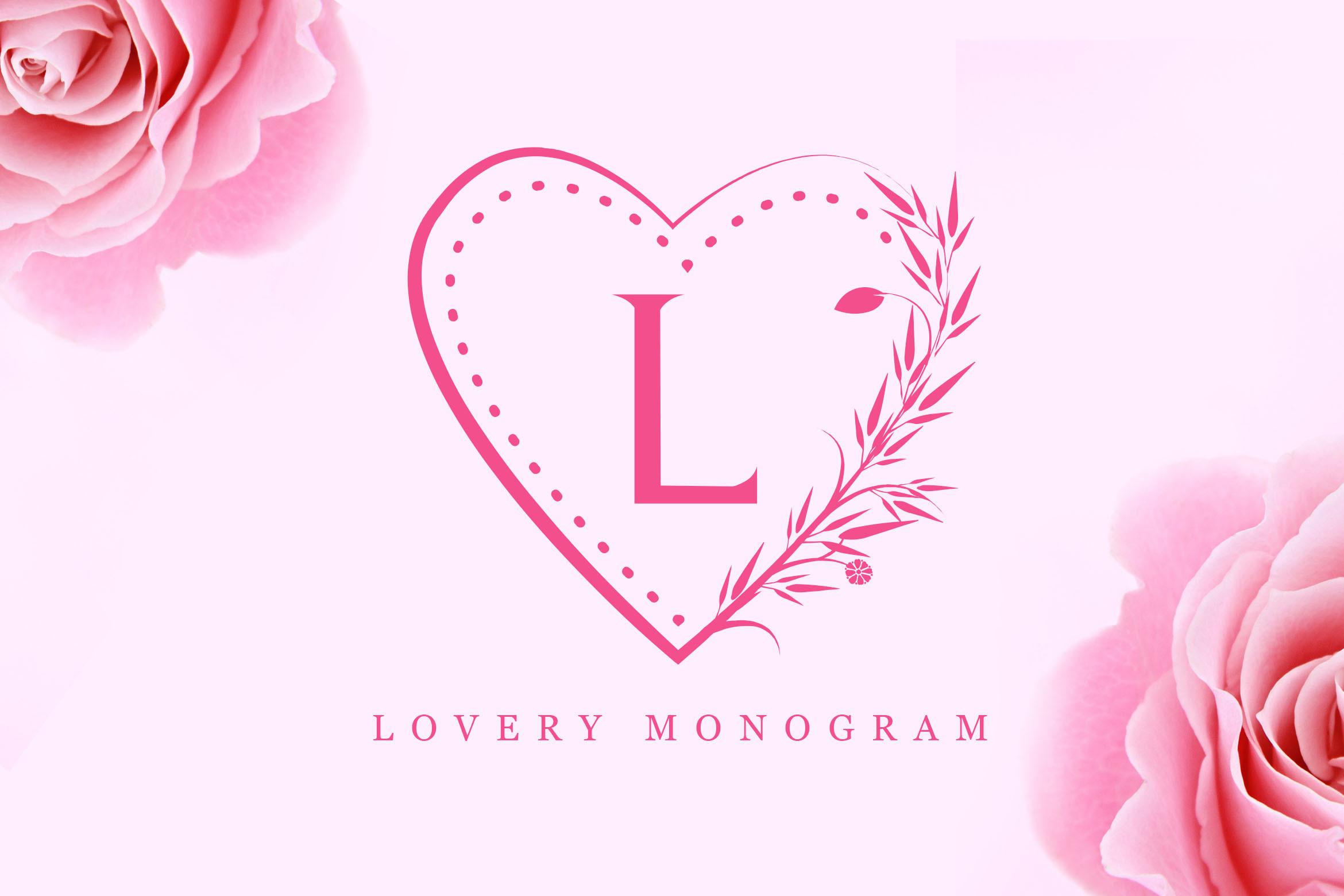 Lovery Monogram Font