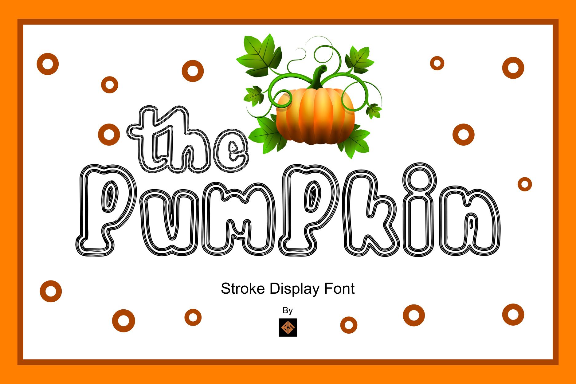The Pumpkin Font