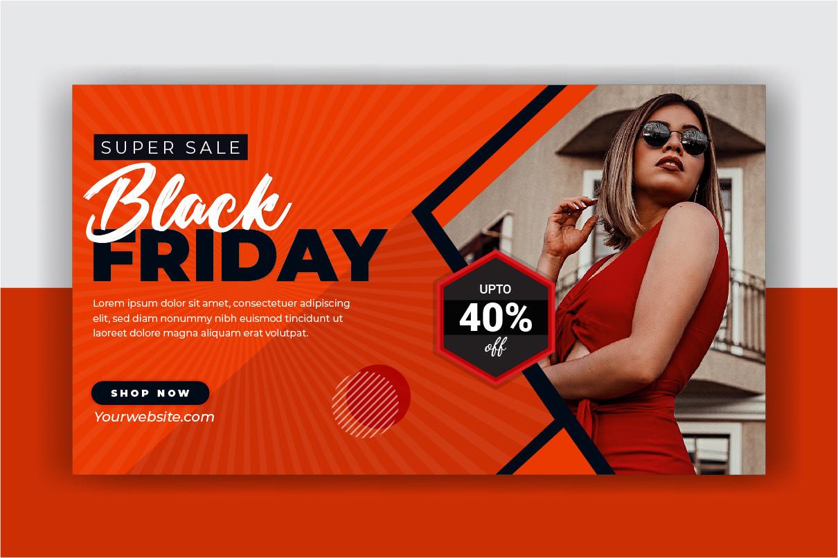 Black Friday Sale Web Banner Template