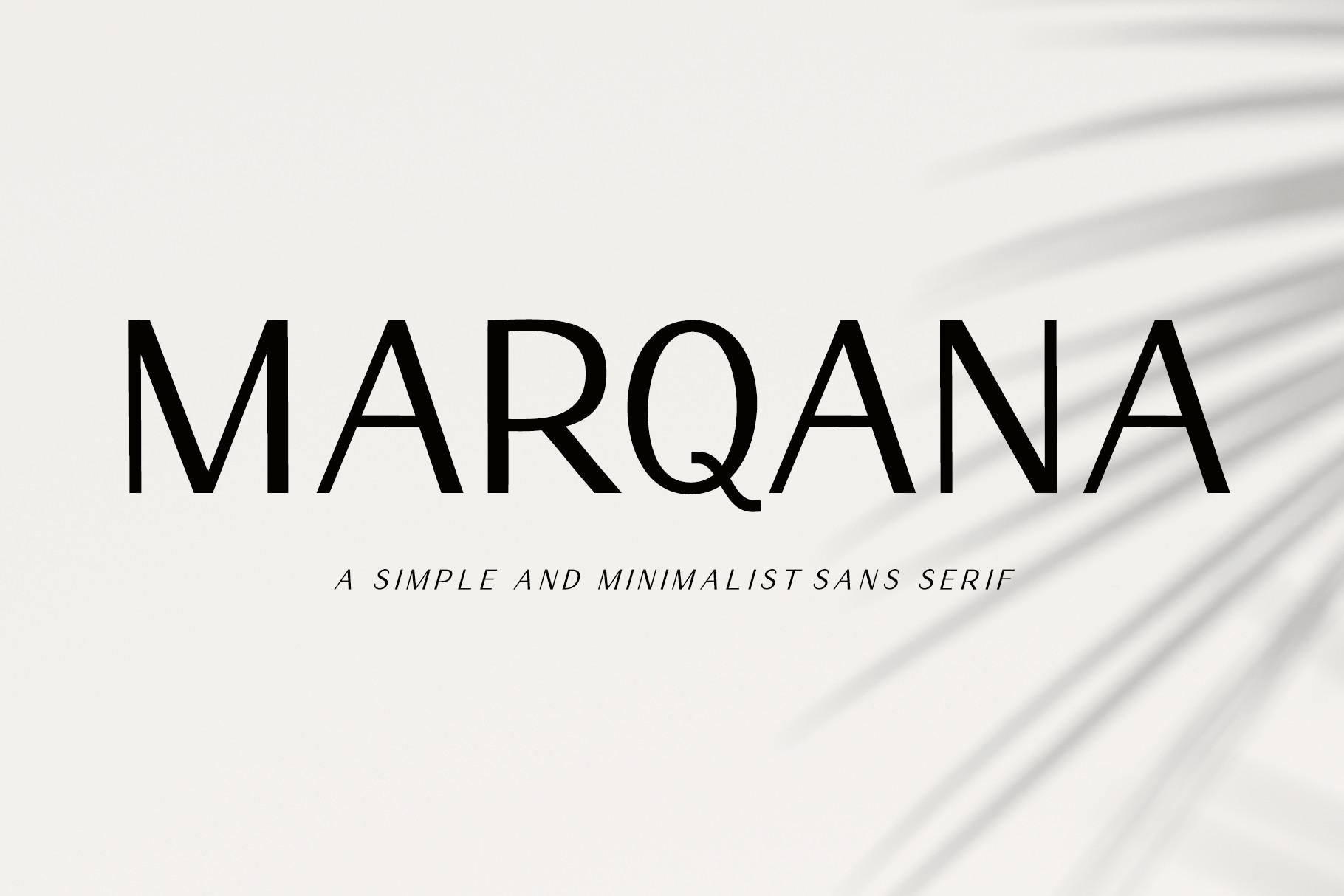 Marqana Font
