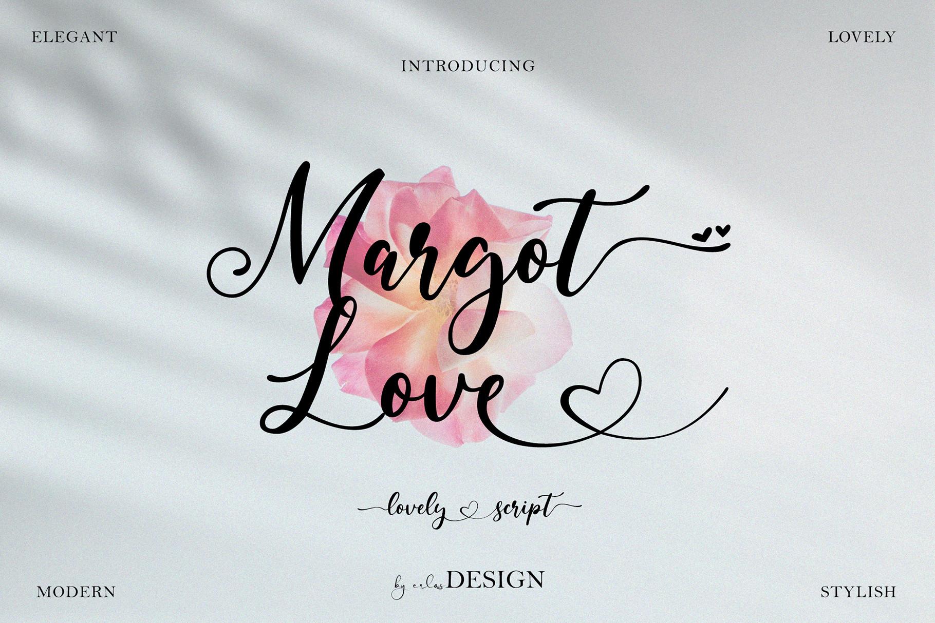 Margot Love Font