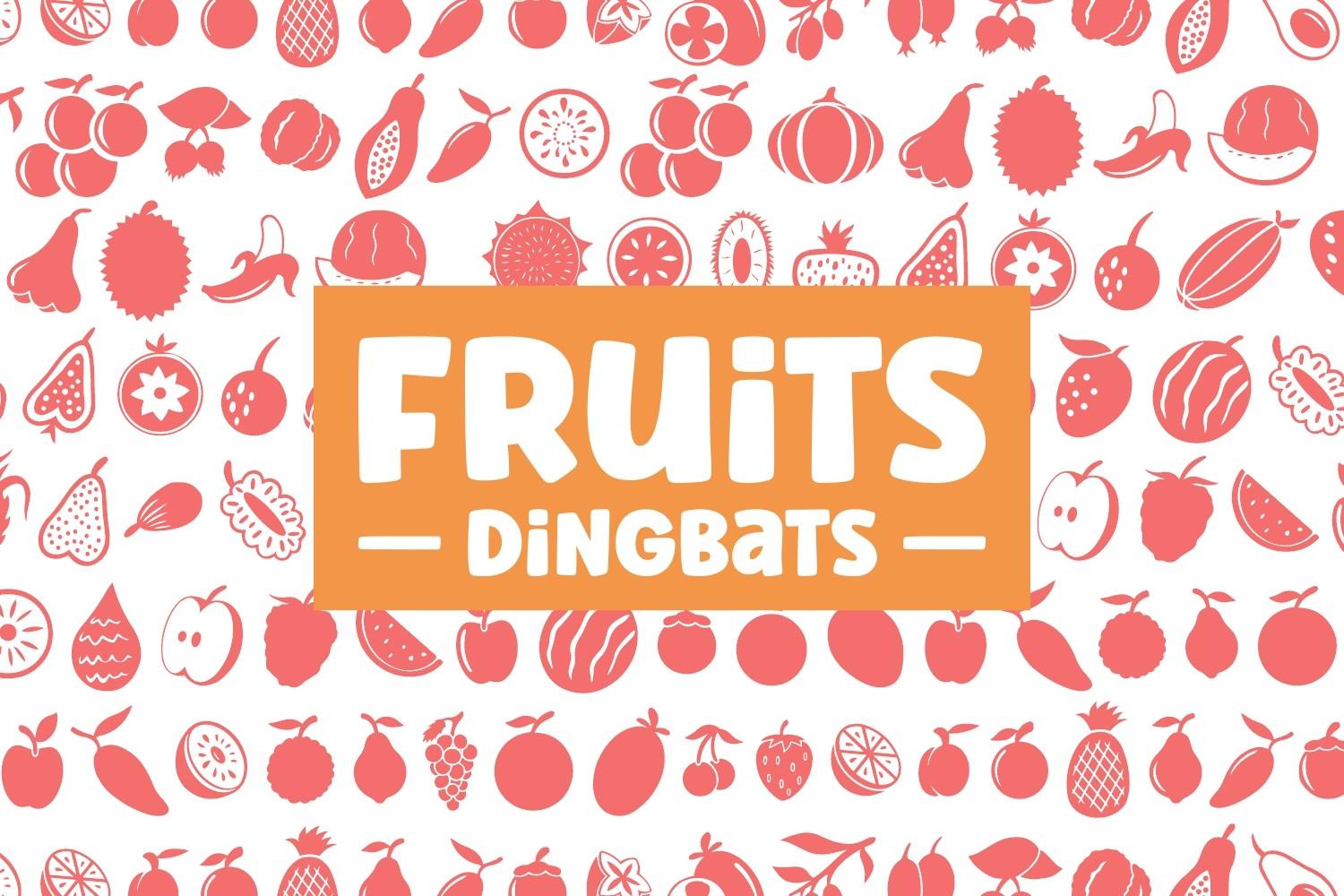 Fruits Dingbats Font