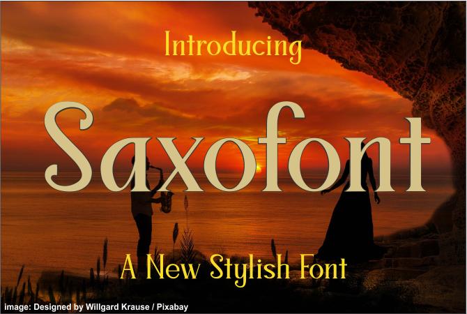 Saxofont Font