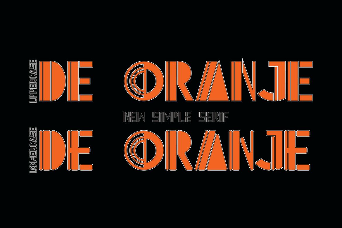 De Oranje Font