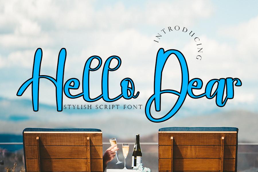 Hello Dear Font