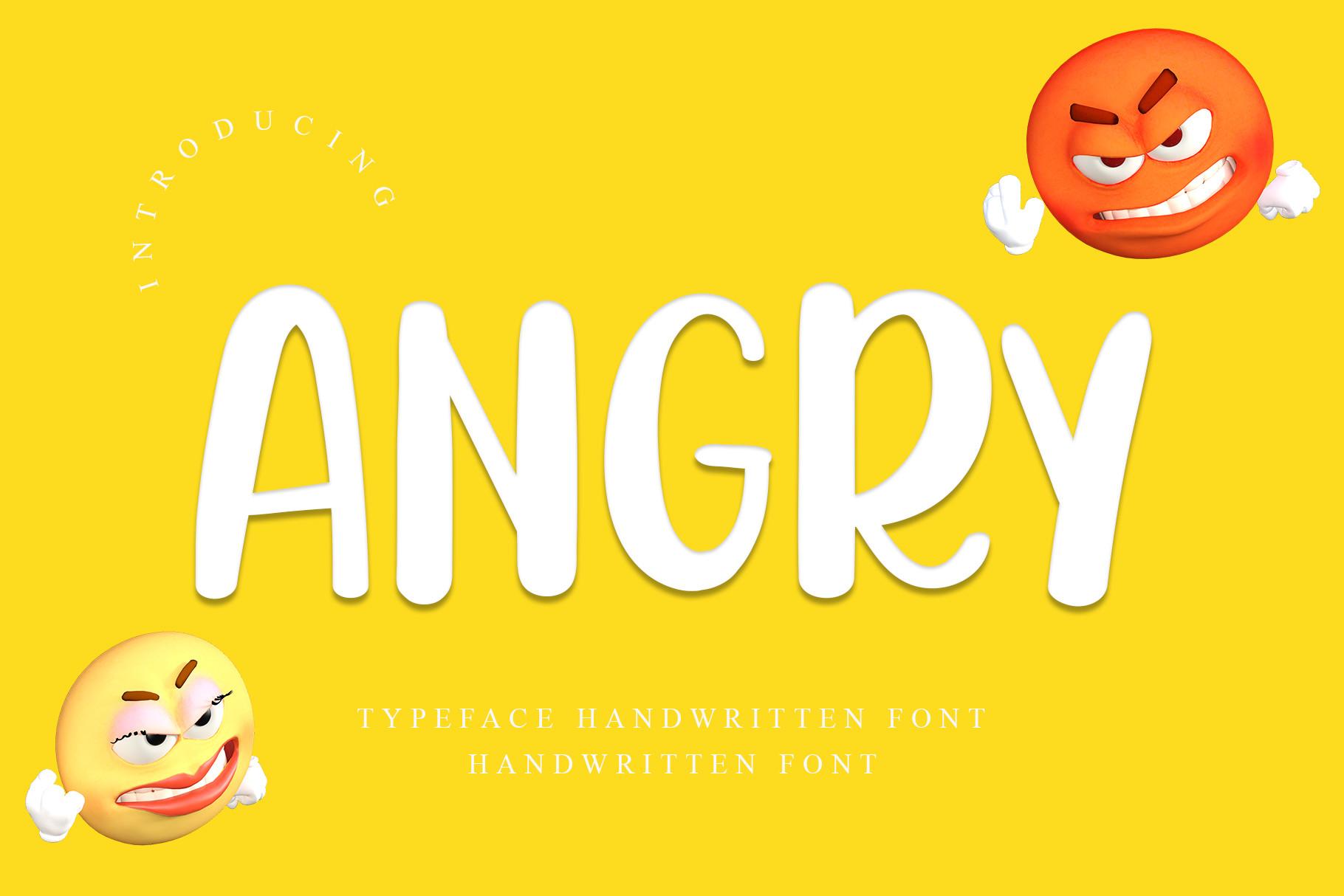 Angry Font