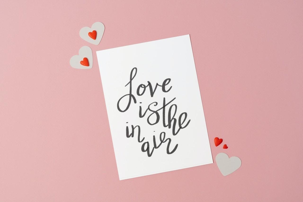 Love is in the Air Motivational Quote