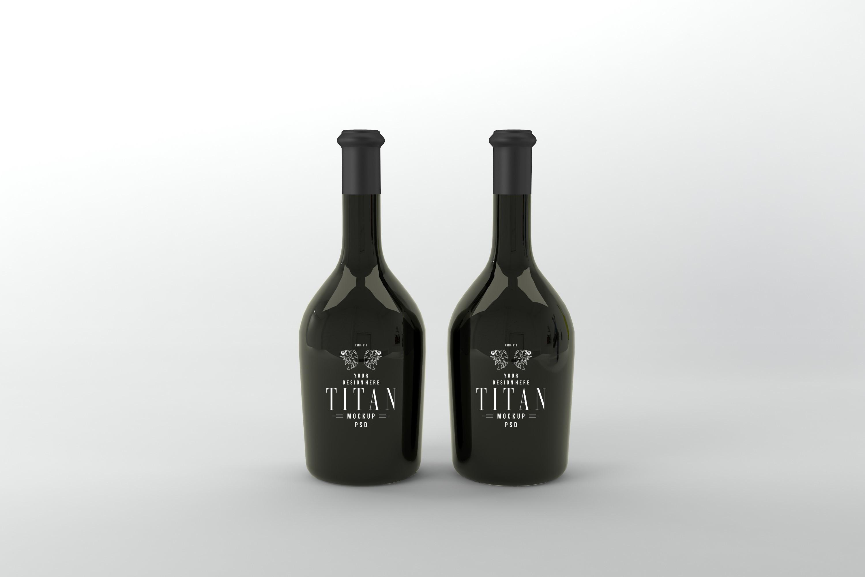 Titan Two Bottle Mockup