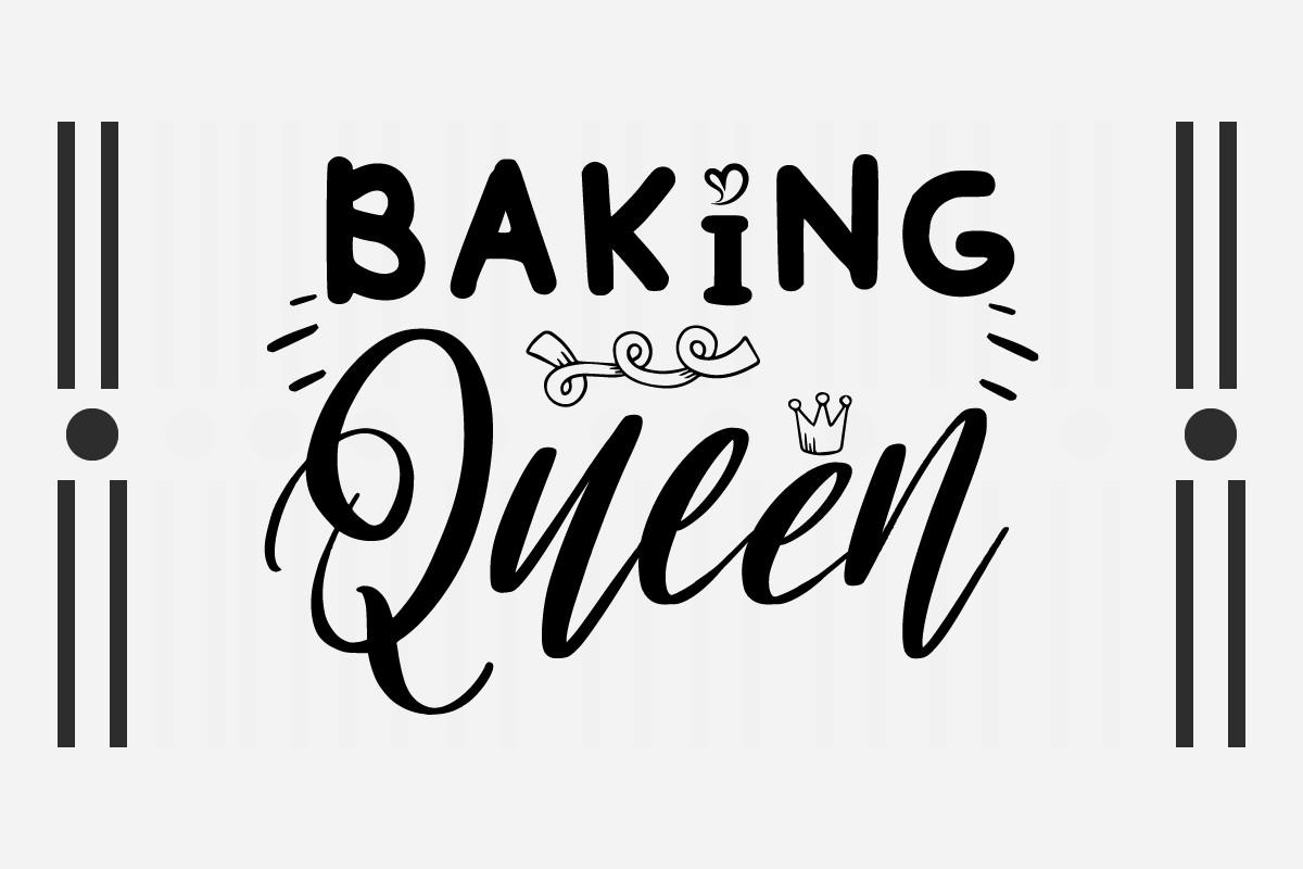 Baking Queen SVG Pot Holder Quotes SVG