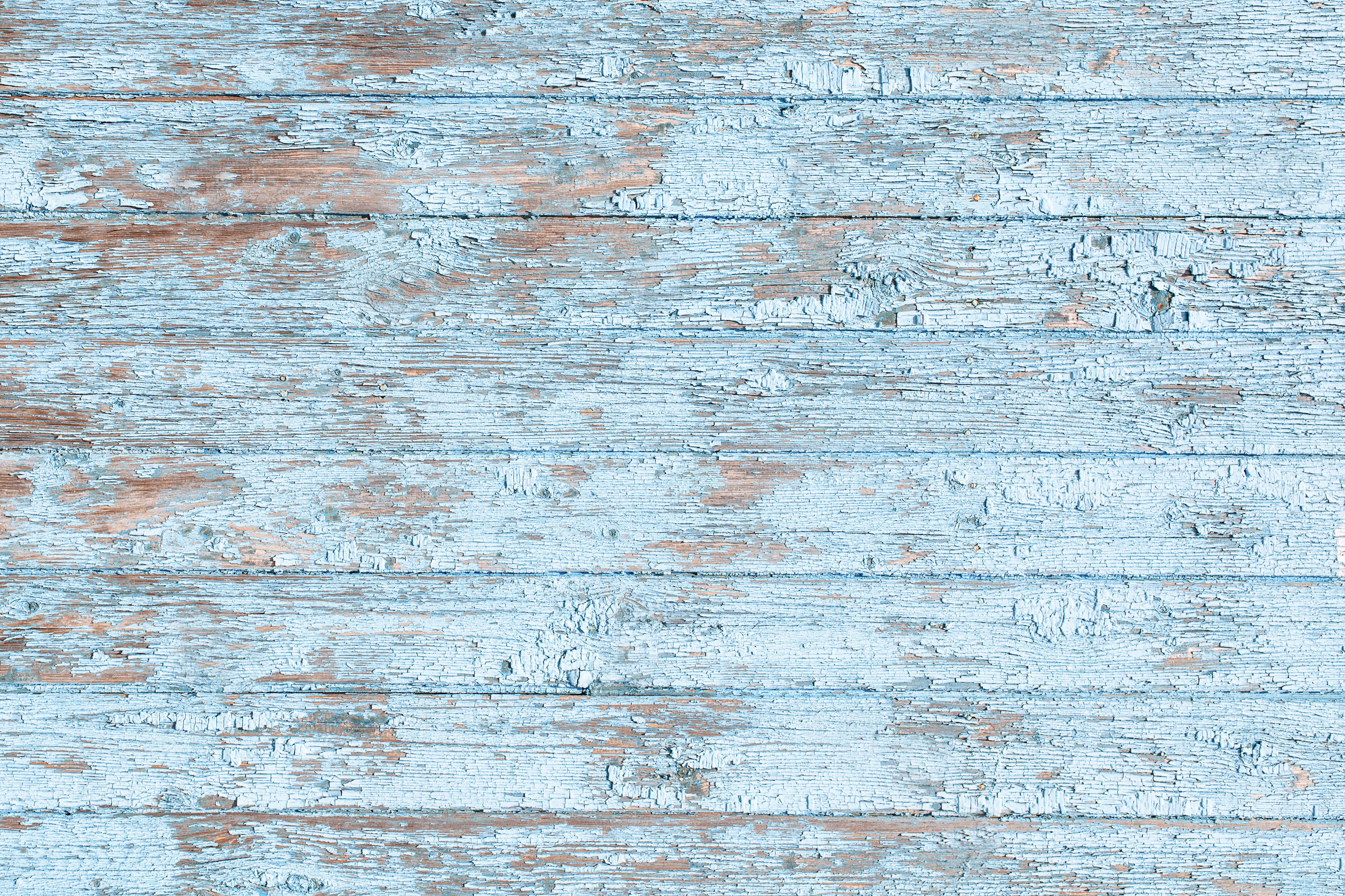Vintage Shabby Wood Texture Blue Wooden