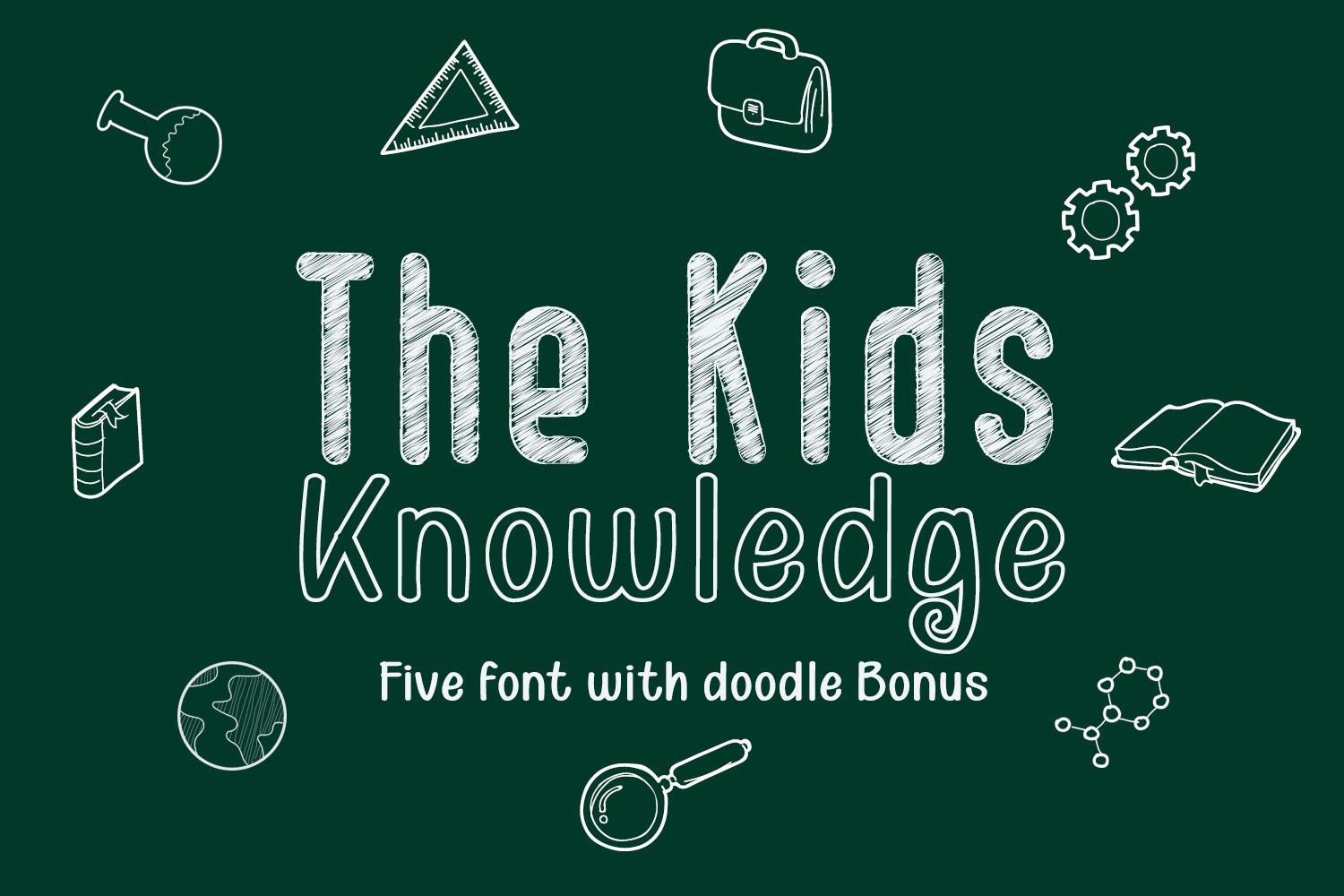 Kids Knowledge Family Font