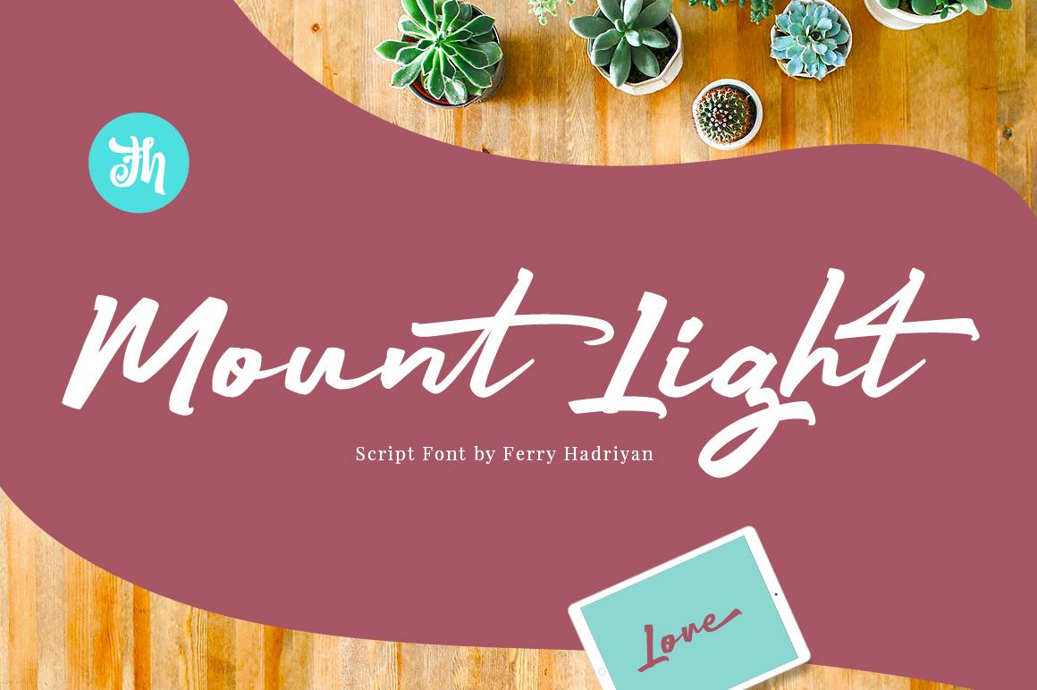 Mount Light Font