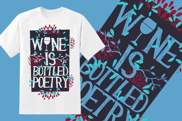 Wine T-Shirt Design