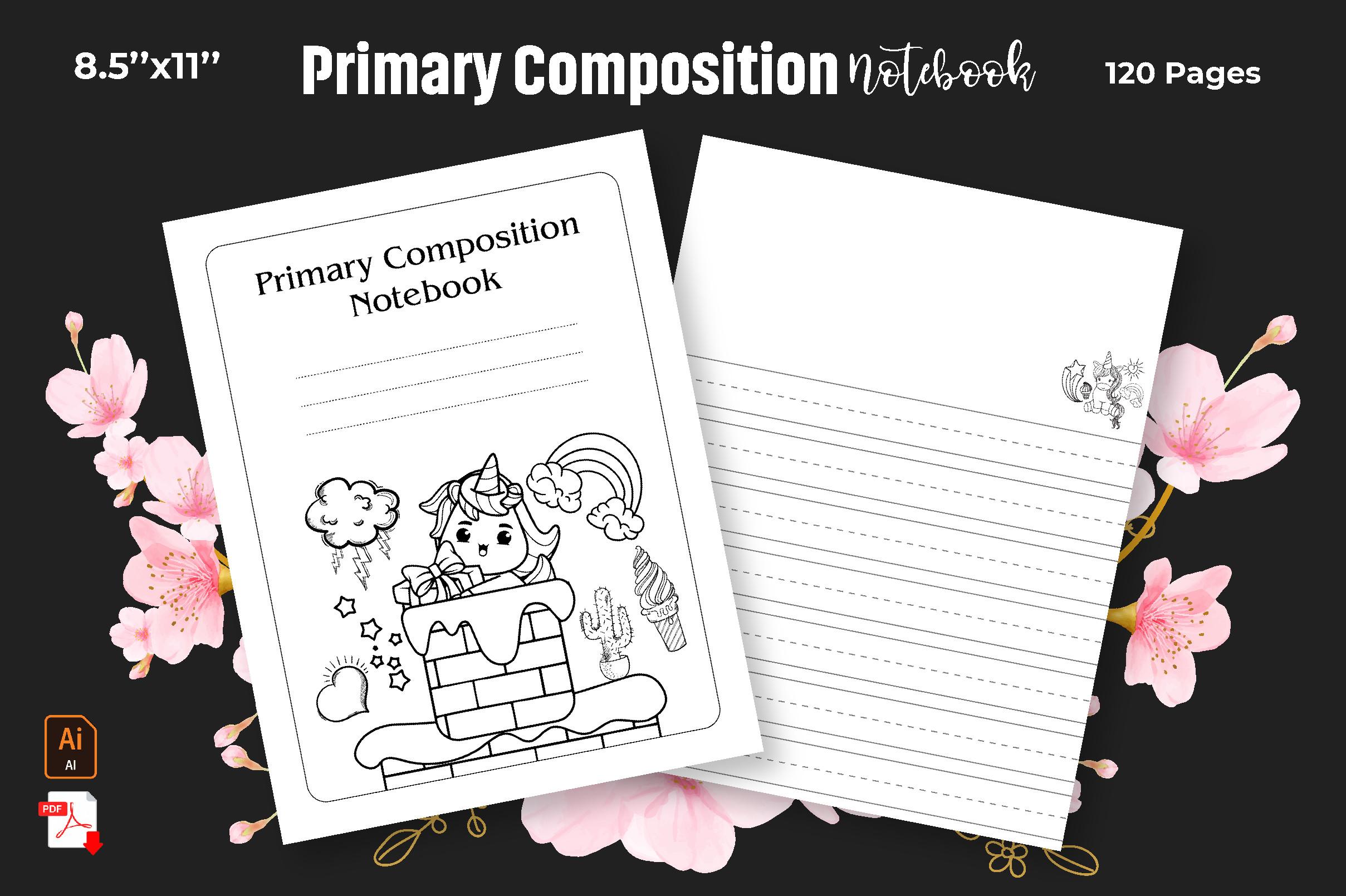 Primary Composition Notebook - Interior