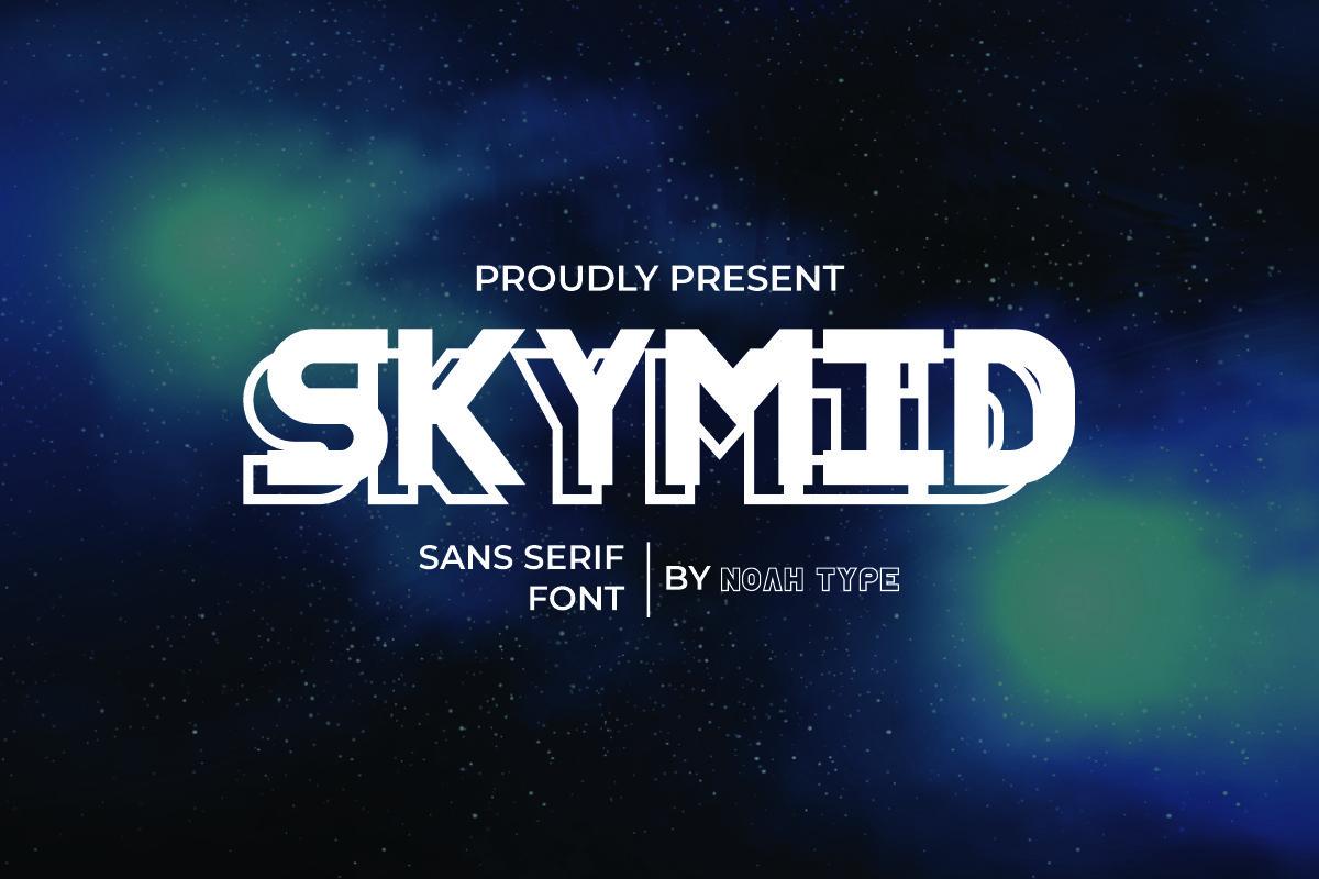 SkyMid Font