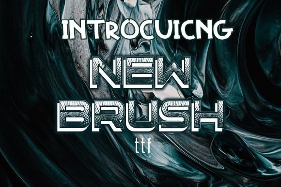 New Brush Font