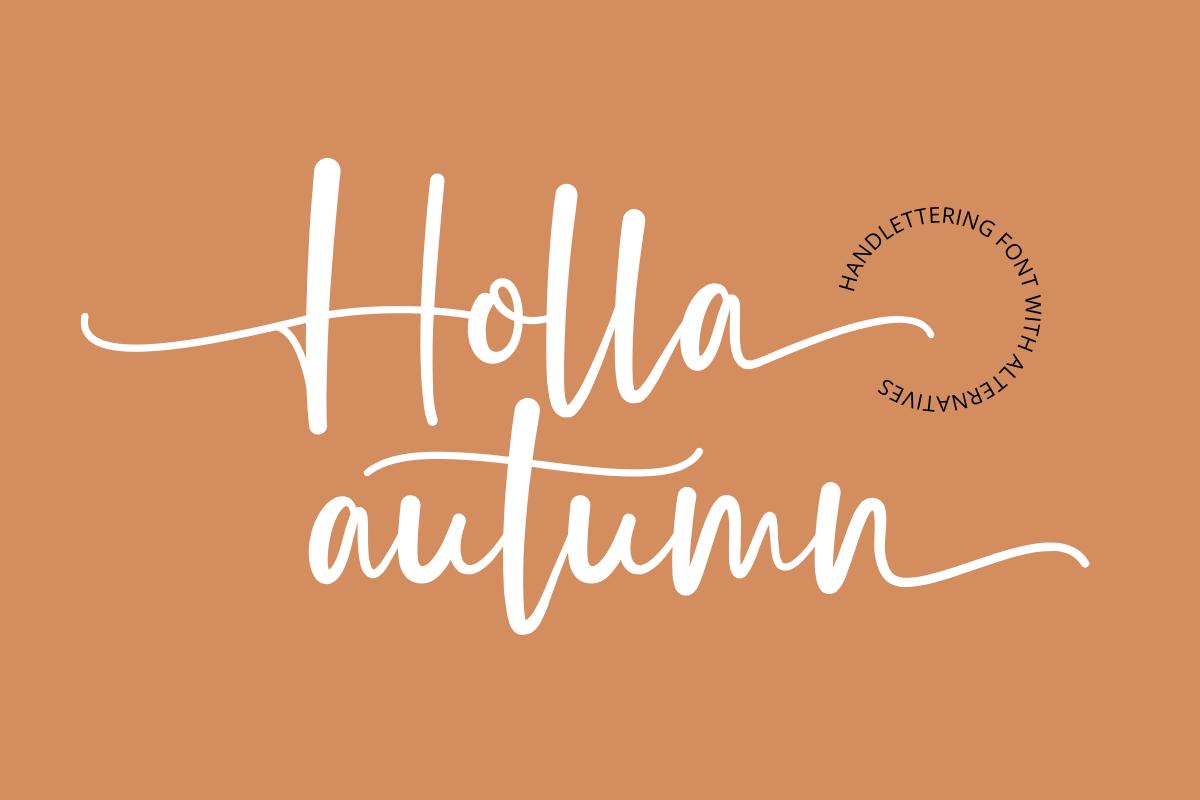 Holla Autumn Font