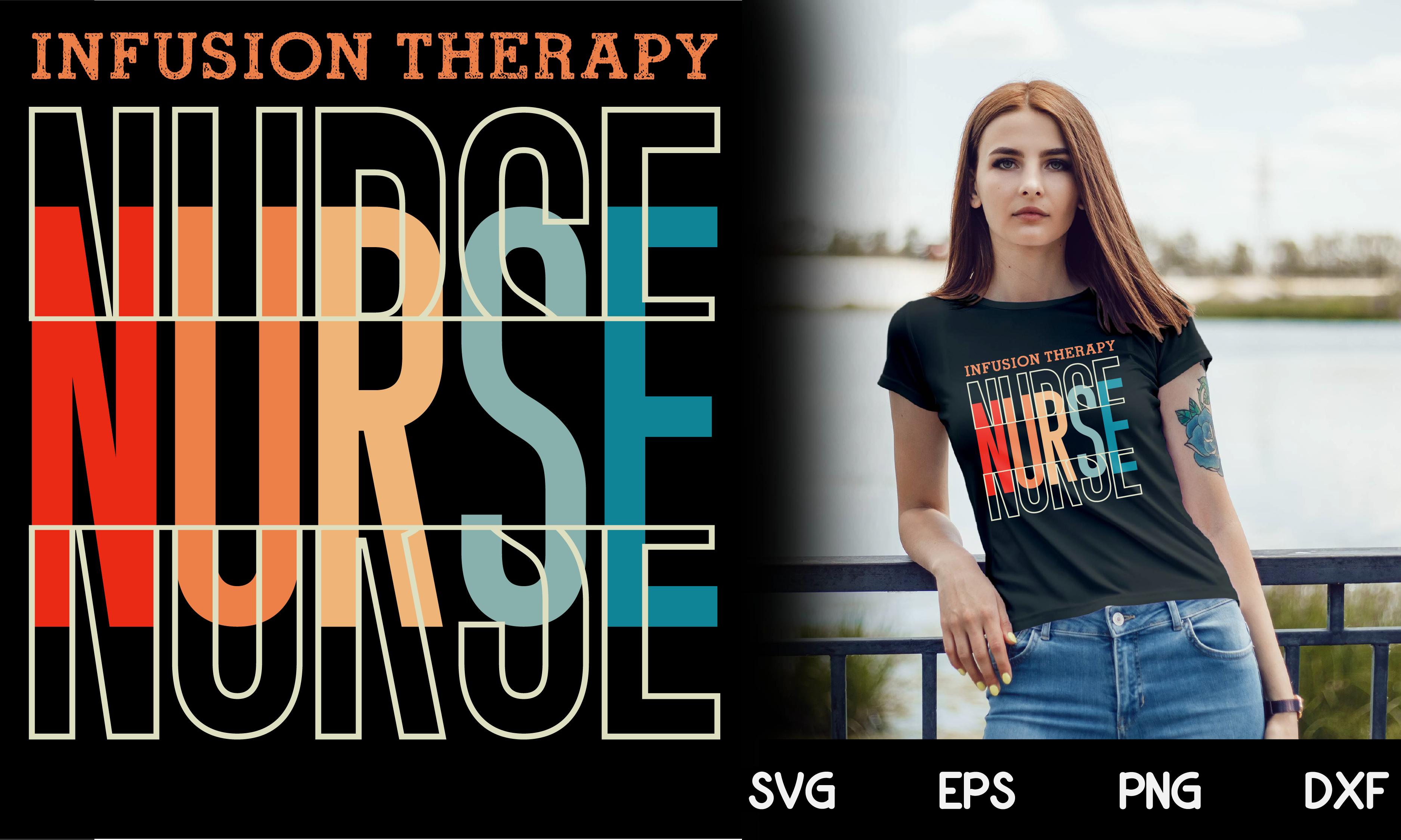Infusion Therapy Nurse Vintage T Shirt