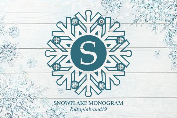 Snowflake Monogram Font