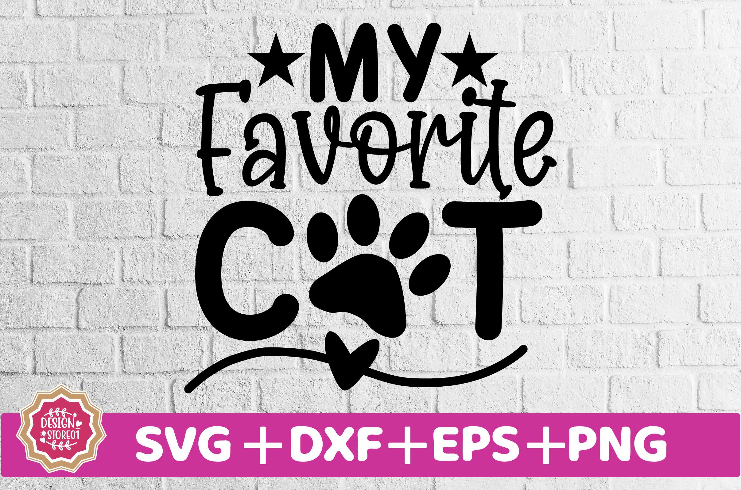 My Favorite Cat SVG