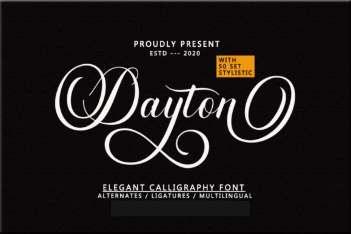 Dayton Script Font