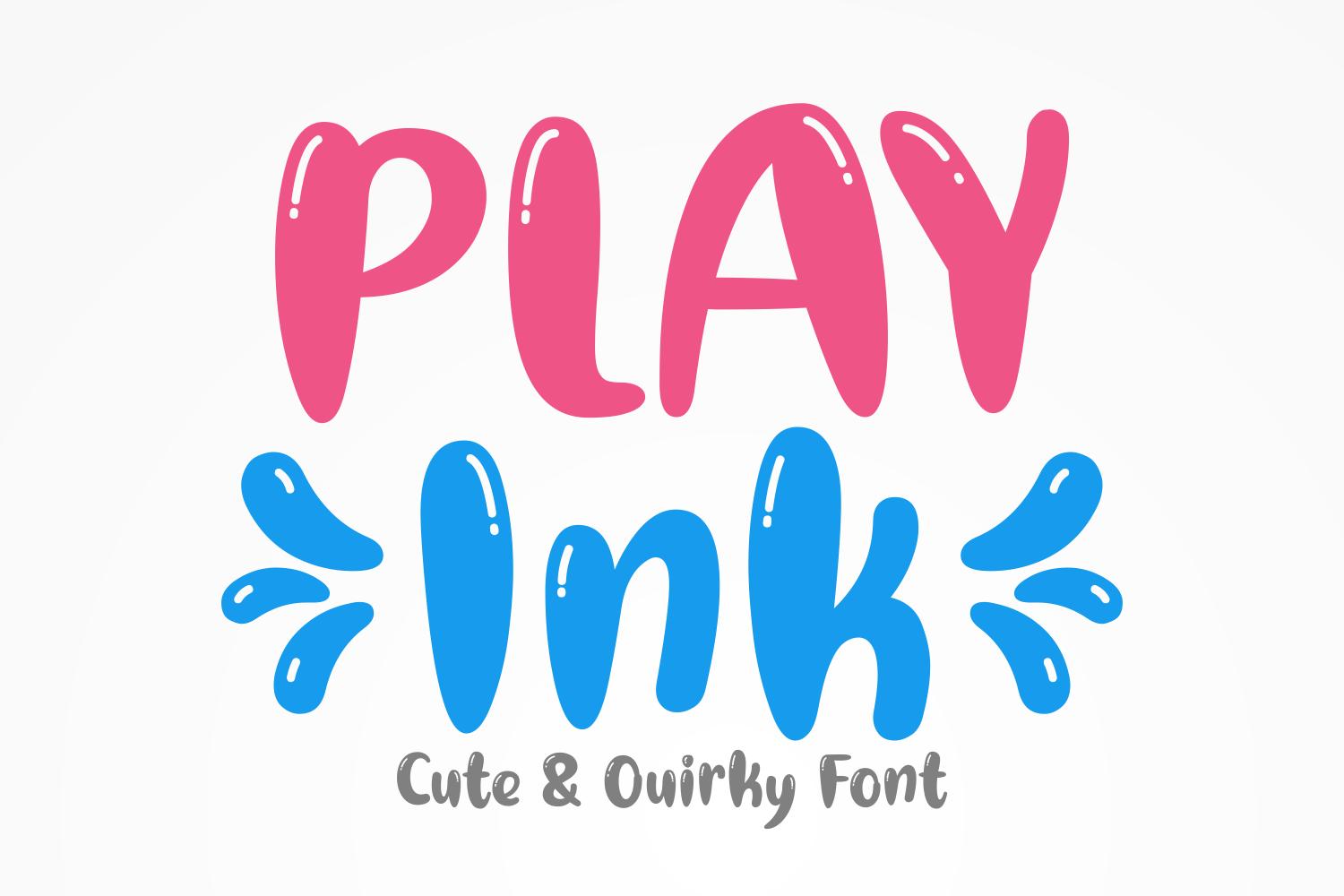 Play Ink Font