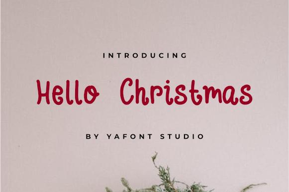 Hellow Christmas Font