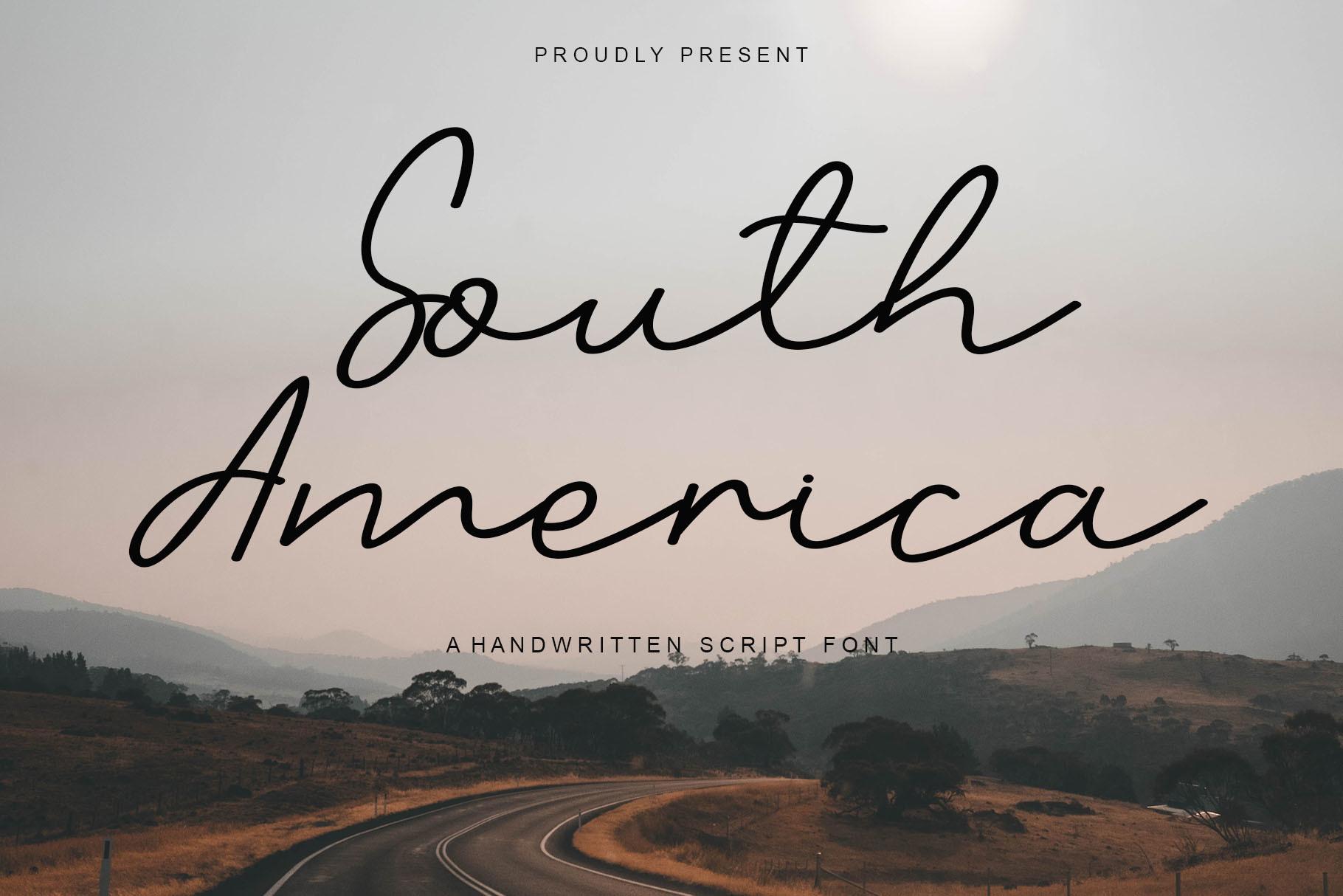 South America Font