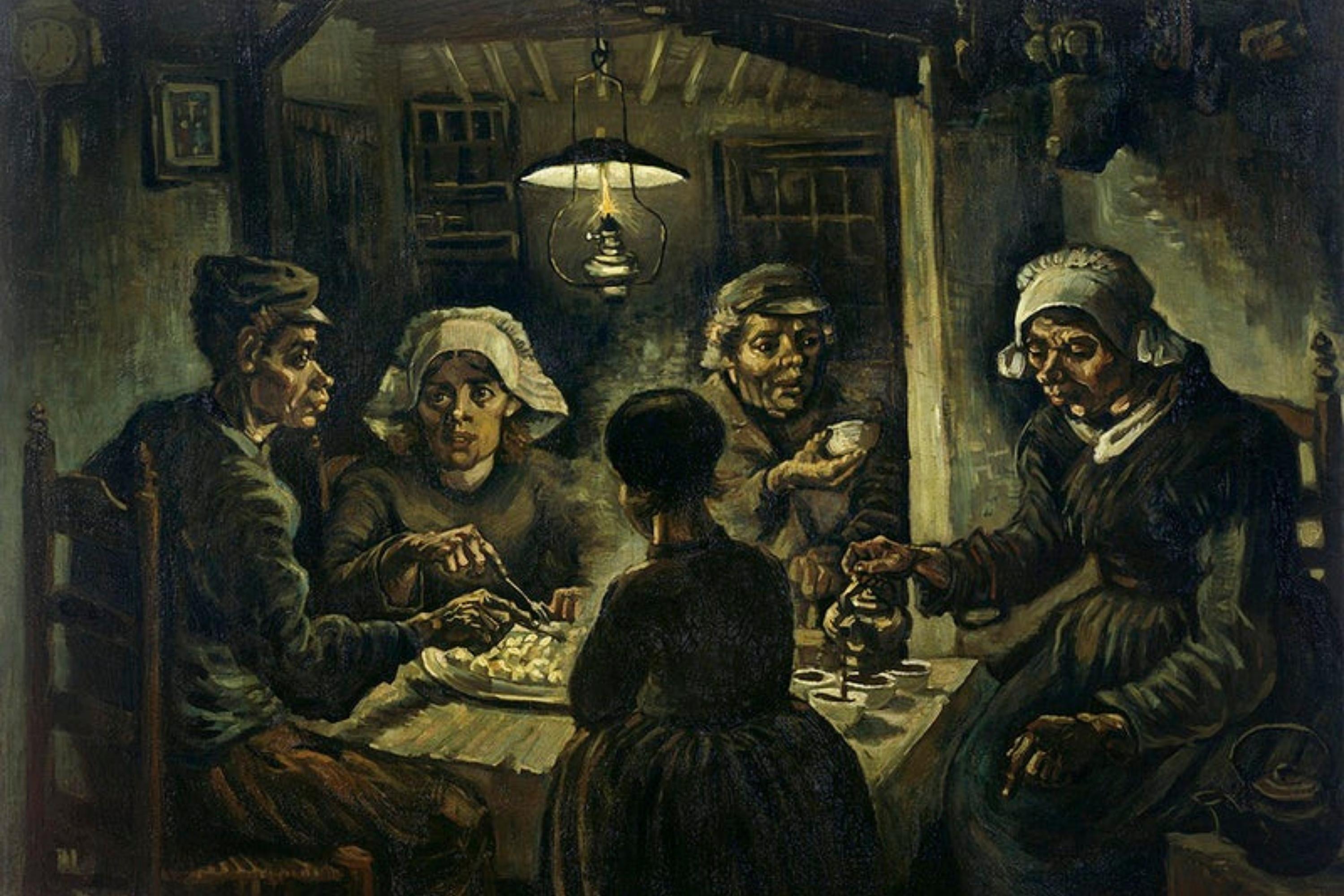 Vincent Van Gogh the Potato Eaters 1885