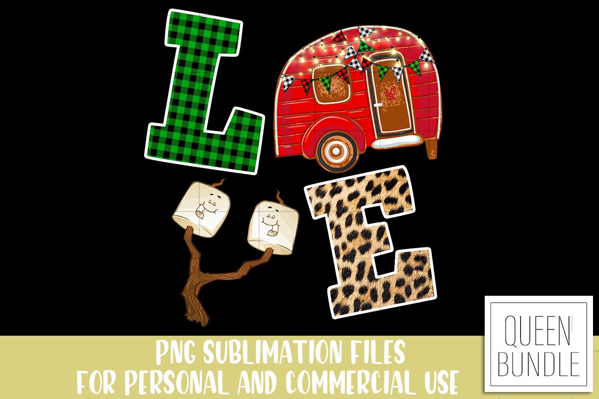 Love Truck Sublimation| Red Truck