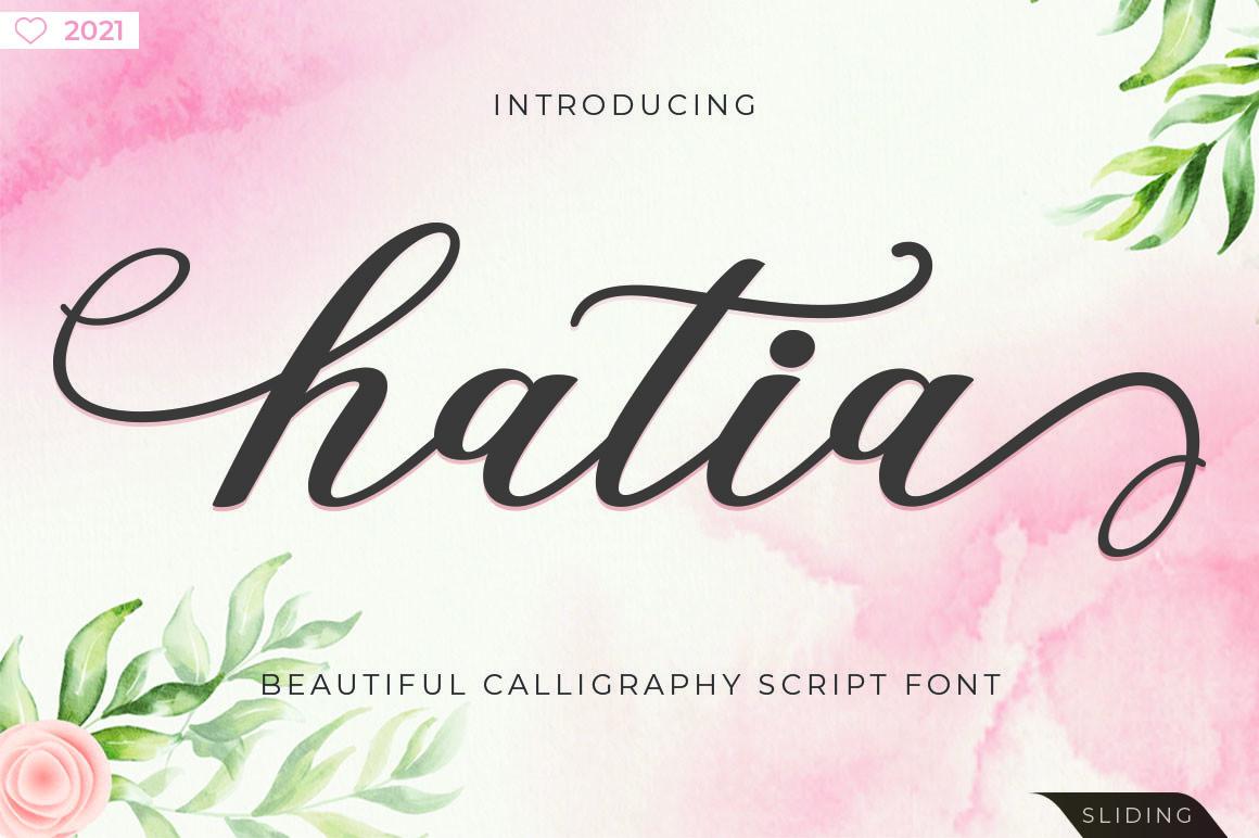 Hatia Script Font