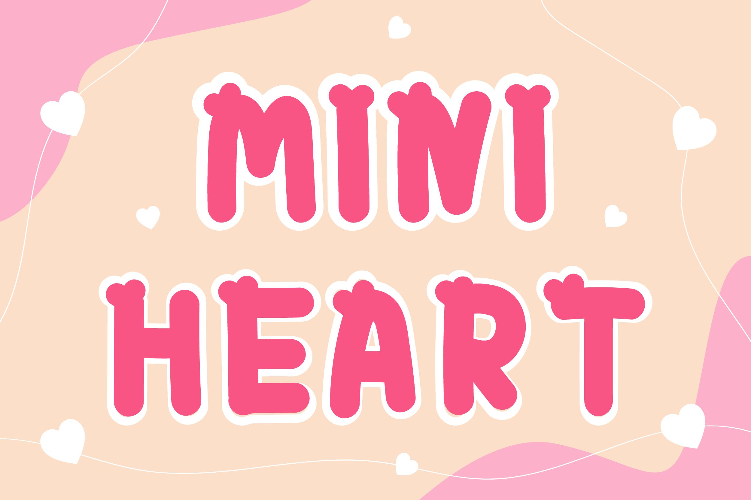 Mini Heart Font