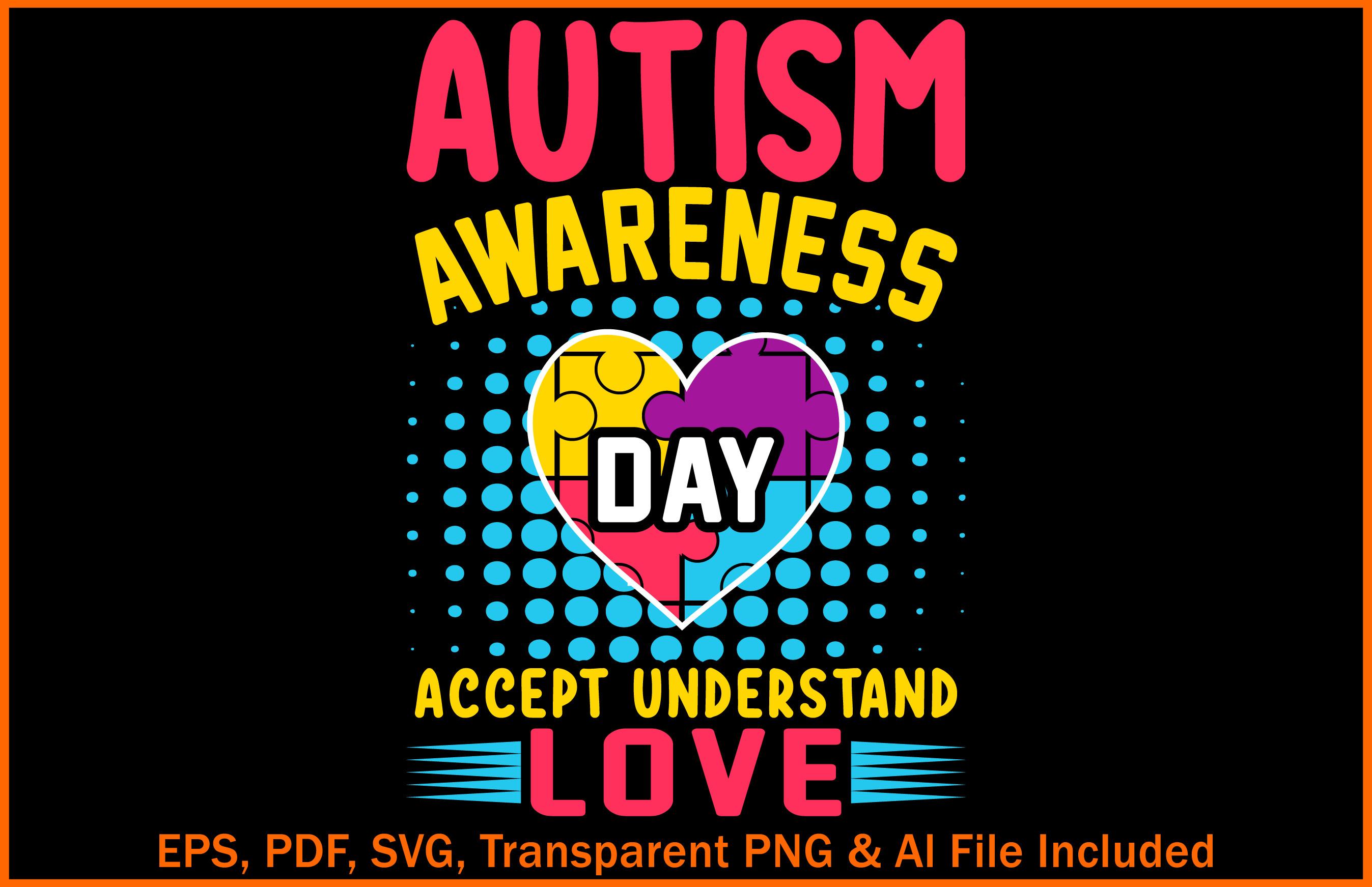 Autism Awareness Day T-Shirts Design.
