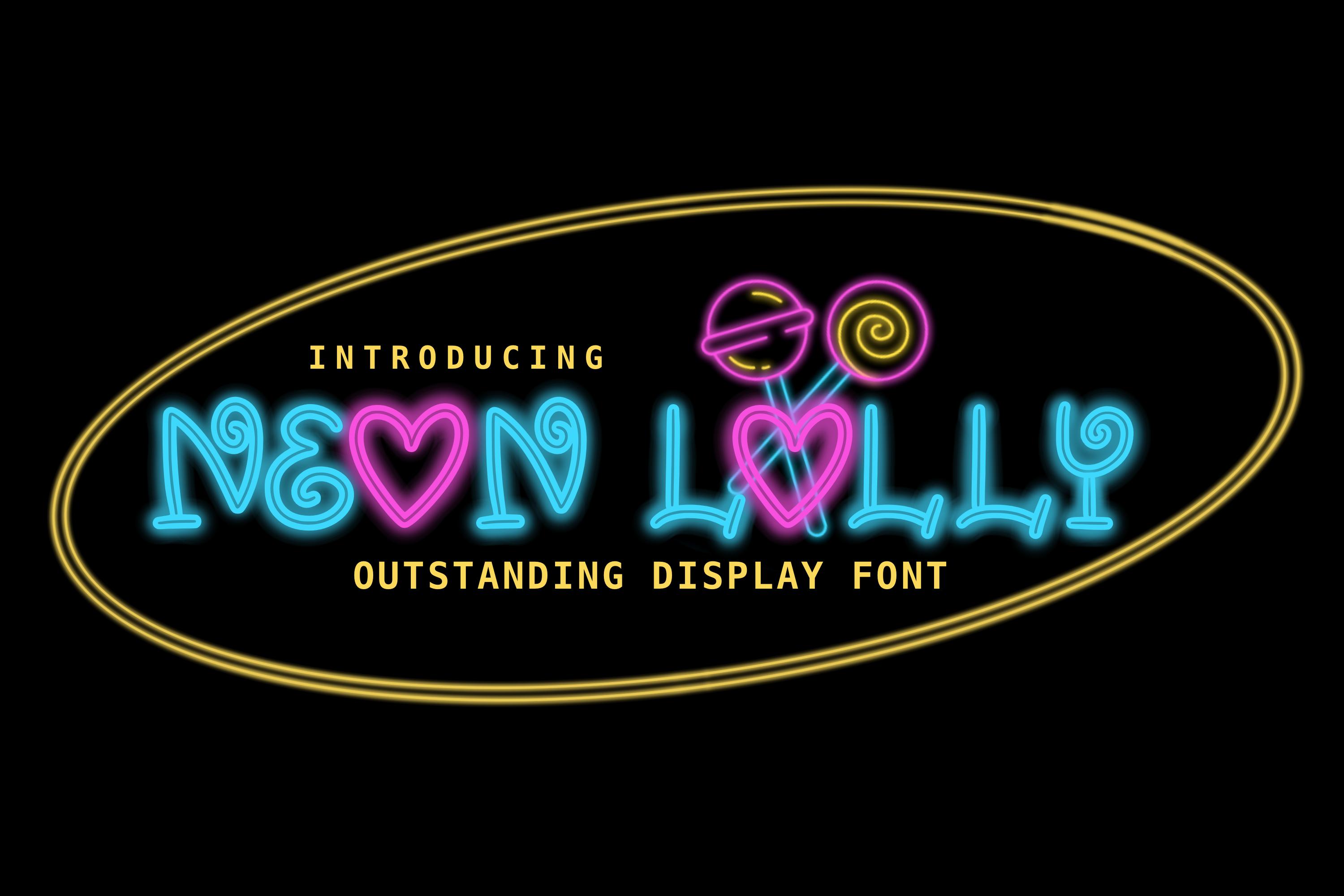Neon Lolly Font