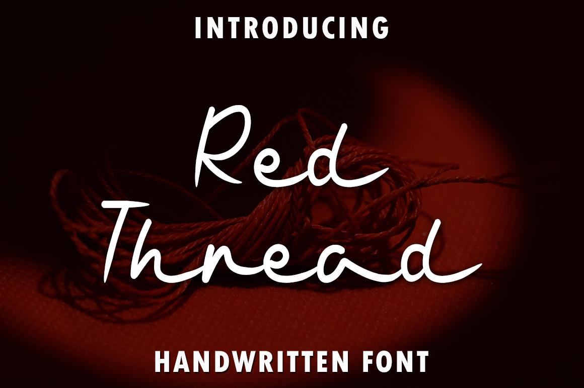 Red Thread Font