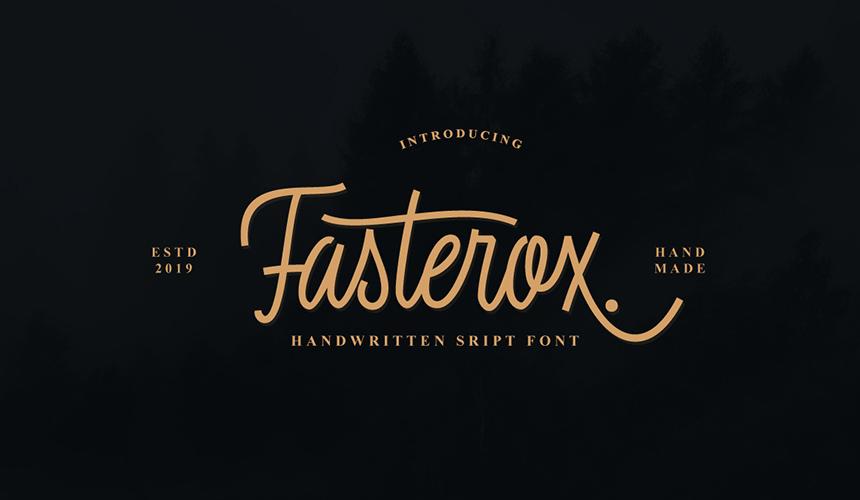 Fasterox Font