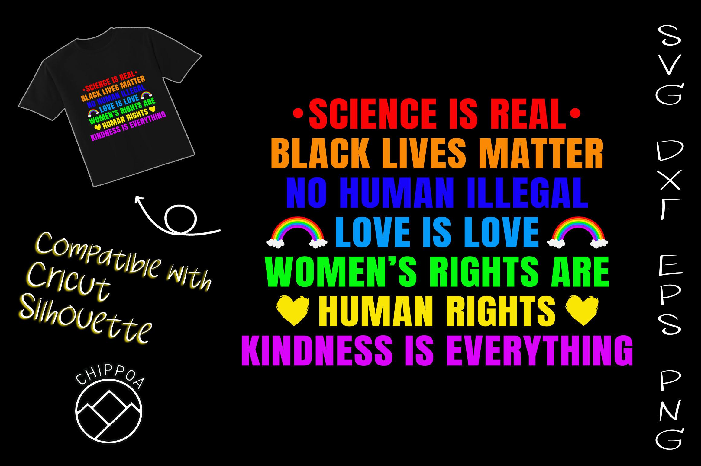 Rainbow Black Lives Matter Science GLBTQ