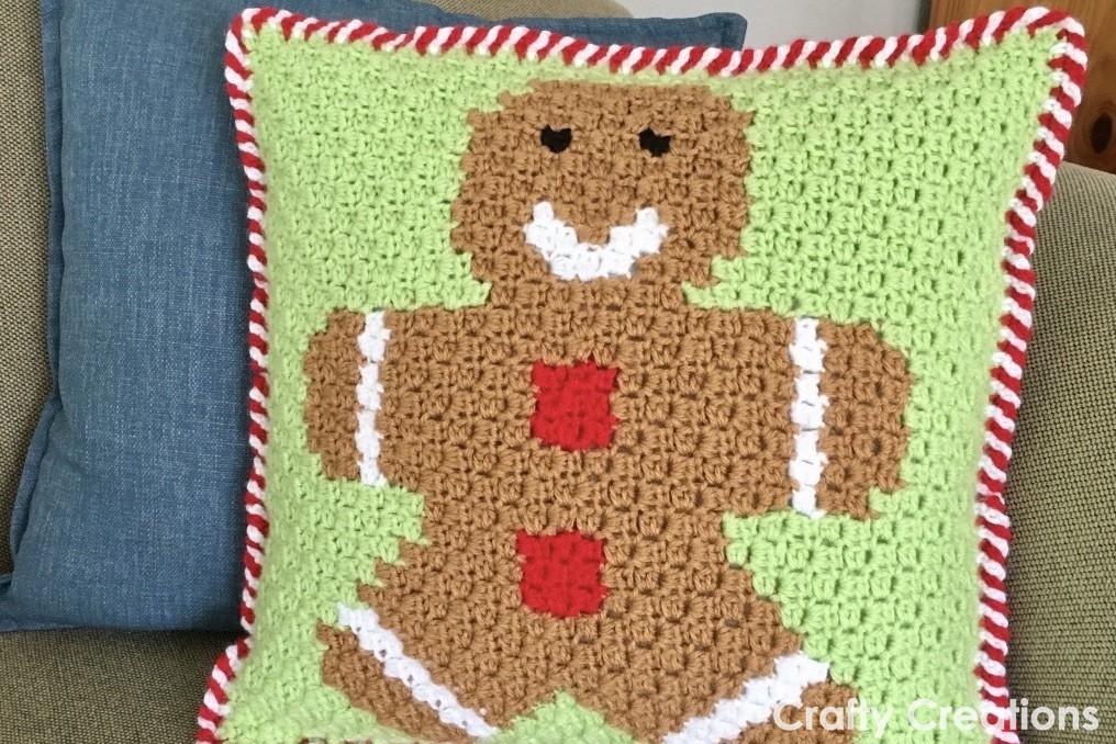 Gingerbread Man Cushion