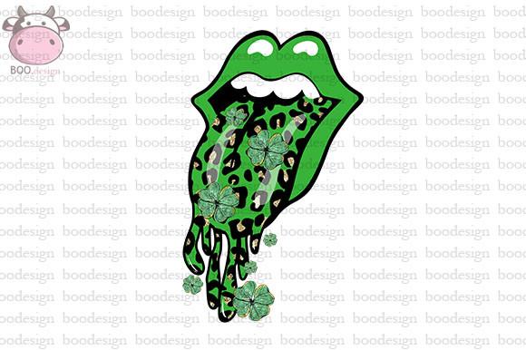 Lips St Patrick's Day PNG