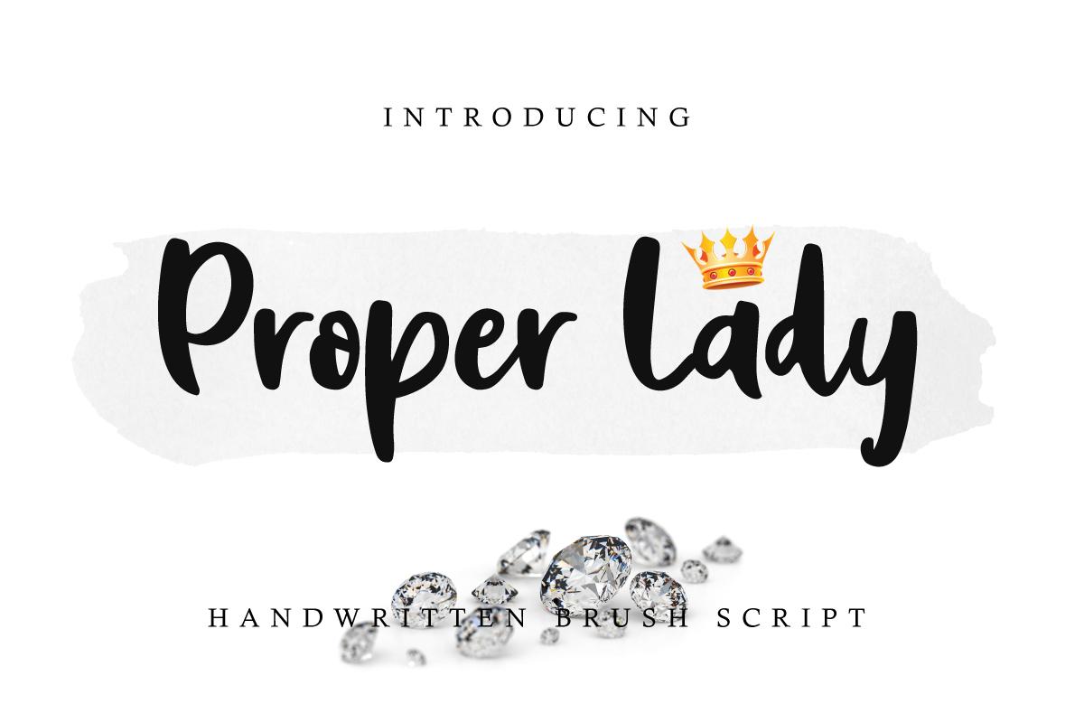 Proper Lady Font