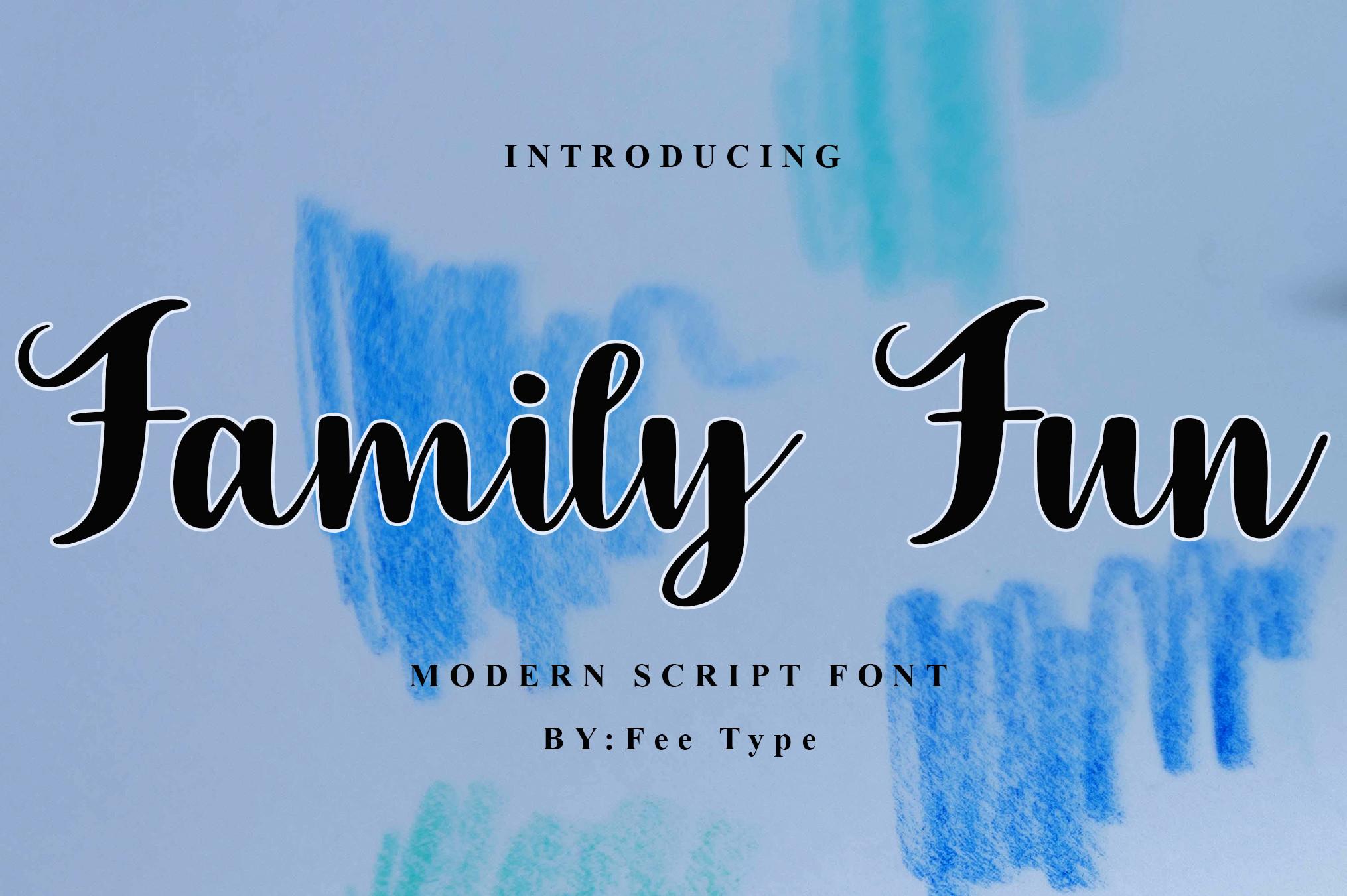 Family Fun Font