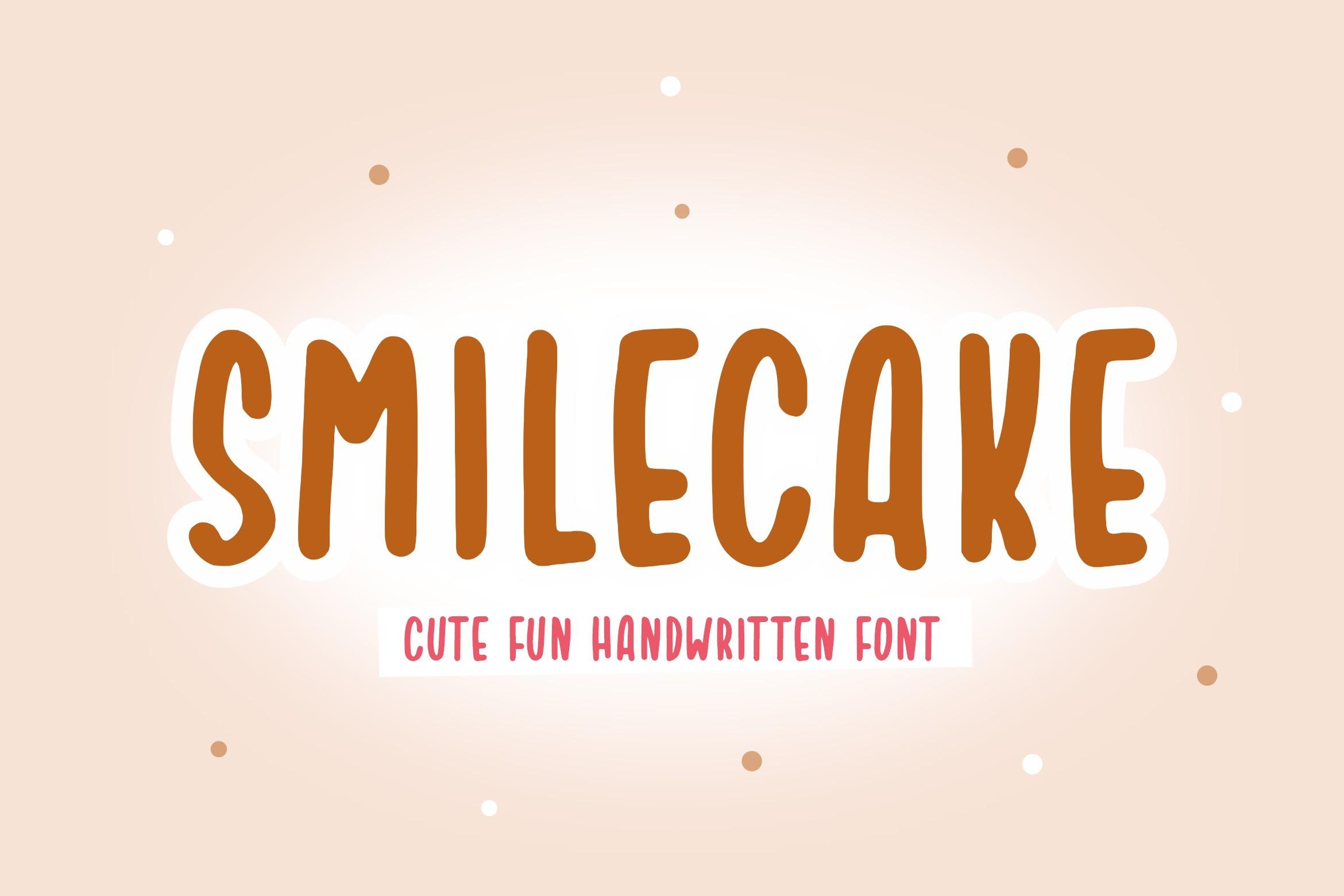 Smilecake Cute Font
