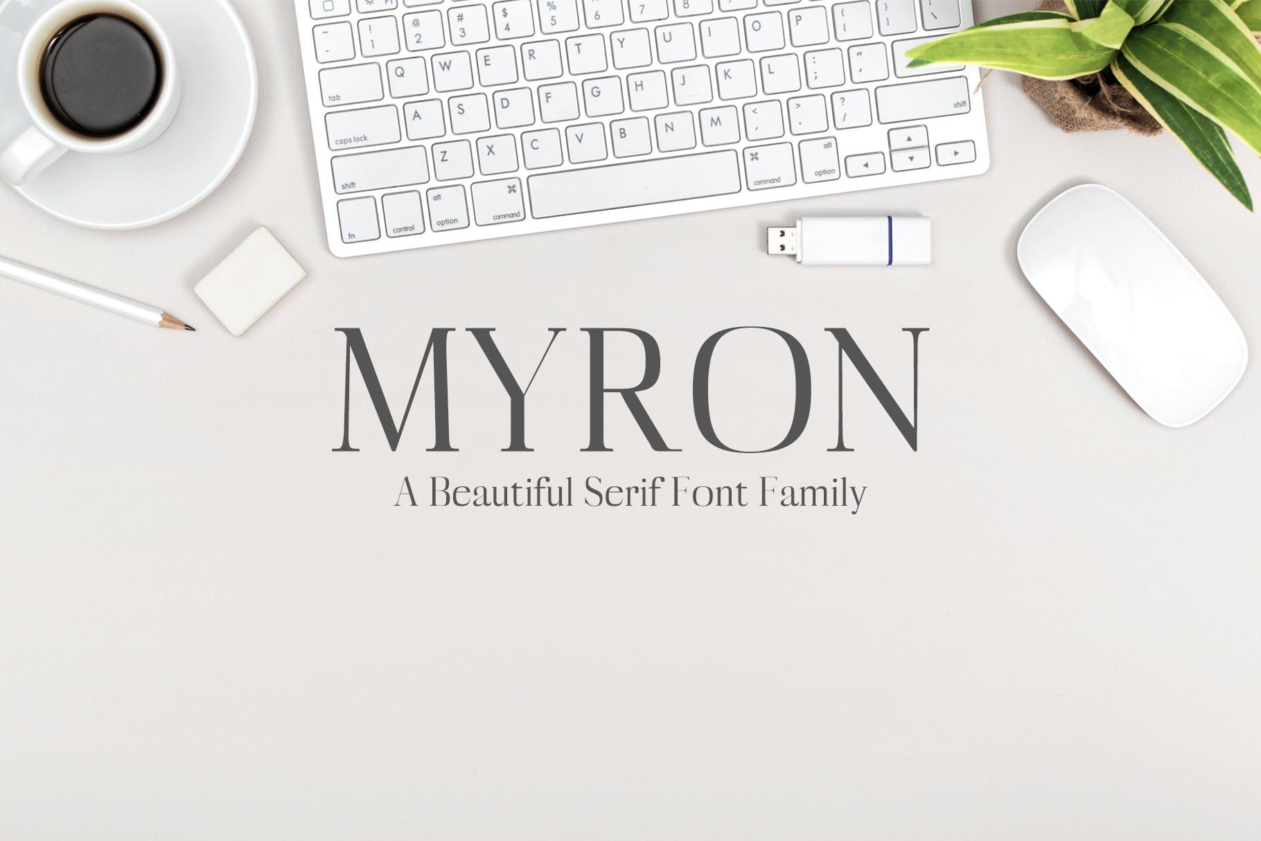 Myron Family Font